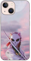 Husa compatibila cu Apple iPhone 13 Mini Silicon Gel Tpu Model Demon Slayer Sabito 
