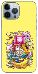 Husa compatibila cu Apple iPhone 13 Pro Max Silicon Gel Tpu Model Adventure Time Poster 