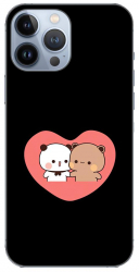 Husa compatibila cu Apple iPhone 13 Pro Max Silicon Gel Tpu Model Bubu Dudu In Heart 