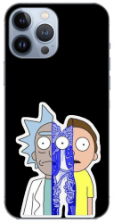 Husa compatibila cu Apple iPhone 13 Pro Max Silicon Gel Tpu Model Rick And Morty Connected 