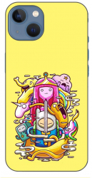 Husa compatibila cu Apple iPhone 13 Silicon Gel Tpu Model Adventure Time Poster 
