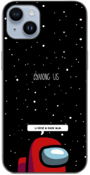 Husa compatibila cu Apple iPhone 14 Plus Silicon Gel Tpu Model Among Us 