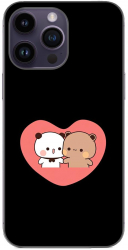 Husa compatibila cu Apple iPhone 14 Pro Max Silicon Gel Tpu Model Bubu Dudu In Heart 