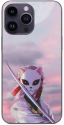 Husa compatibila cu Apple iPhone 14 Pro Max Silicon Gel Tpu Model Demon Slayer Sabito 