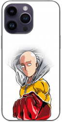 Husa compatibila cu Apple iPhone 14 Pro Max Silicon Gel Tpu Model One Punch Man Saitama 
