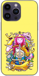 Husa compatibila cu Apple iPhone 15 Pro Max Silicon Gel Tpu Model Adventure Time Poster 