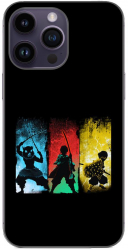 Husa compatibila cu Apple iPhone 15 Pro Max Silicon Gel Tpu Model Demon Slayer Team 