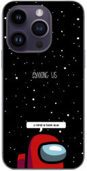 Husa compatibila cu Apple iPhone 15 Pro Silicon Gel Tpu Model Among Us 