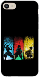Husa compatibila cu Apple iPhone 7 iPhone 8 iPhone SE 2020 Silicon Gel Tpu Model Demon Slayer Team 