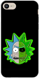 Husa compatibila cu Apple iPhone 7 iPhone 8 iPhone SE 2020 Silicon Gel Tpu Model Rick And Morty Alien 