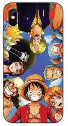 Husa compatibila cu Apple iPhone X Silicon Gel Tpu Model One Piece Crew 