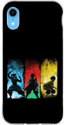 Husa compatibila cu Apple iPhone XR Silicon Gel Tpu Model Demon Slayer Team 