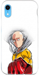 Husa compatibila cu Apple iPhone XR Silicon Gel Tpu Model One Punch Man Saitama 