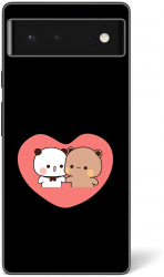 Husa compatibila cu Google Pixel 6 Silicon Gel Tpu Model Bubu Dudu In Heart 