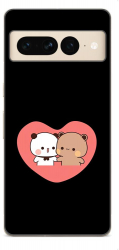 Husa compatibila cu Google Pixel 8 Pro Silicon Gel Tpu Model Bubu Dudu In Heart 