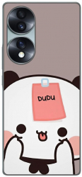 Husa compatibila cu Honor 70 Silicon Gel Tpu Model Dudu 