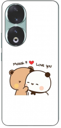 Husa compatibila cu Honor 90 5G Silicon Gel Tpu Model Bubu Dudu Muaah Love You 