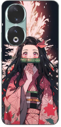 Husa compatibila cu Honor 90 5G Silicon Gel Tpu Model Demon Slayer Nezuko