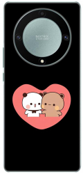 Husa compatibila cu Honor Magic 5 Lite Silicon Gel Tpu Model Bubu Dudu In Heart 