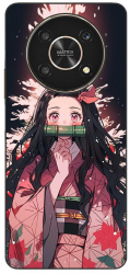 Husa compatibila cu Honor X30 Silicon Gel Tpu Model Demon Slayer Nezuko 