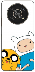 Husa compatibila cu Honor X30 Silicon Gel Tpu Model Finn and Jake Tongues 