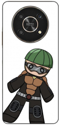 Husa compatibila cu Honor X30 Silicon Gel Tpu Model One Punch Man Mumen Rider 