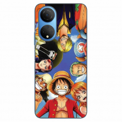 Husa compatibila cu Honor X7 Silicon Gel Tpu Model One Piece Crew 