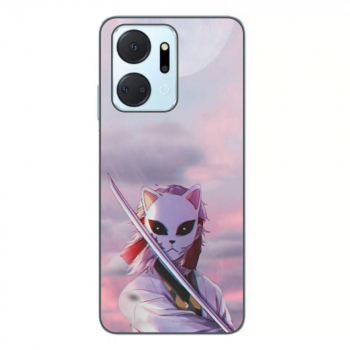 Husa compatibila cu Honor X7a Silicon Gel Tpu Model Demon Slayer Sabito 