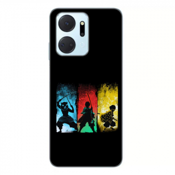 Husa compatibila cu Honor X7a Silicon Gel Tpu Model Demon Slayer Team 