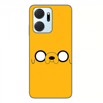 Husa compatibila cu Honor X7a Silicon Gel Tpu Model Jake Face 