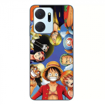 Husa compatibila cu Honor X7a Silicon Gel Tpu Model One Piece Crew 