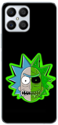 Husa compatibila cu Honor X8 Silicon Gel Tpu Model Rick And Morty Alien 