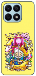 Husa compatibila cu Honor X8a Silicon Gel Tpu Model Adventure Time Poster 