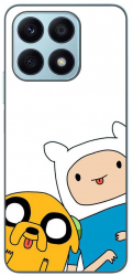 Husa compatibila cu Honor X8a Silicon Gel Tpu Model Finn and Jake Tongues 
