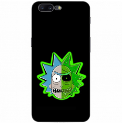 Husa compatibila cu OnePlus 5 Silicon Gel Tpu Model Rick And Morty Alien 