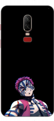 Husa compatibila cu OnePlus 6 Silicon Gel Tpu Model Demon Slayer Akaza 