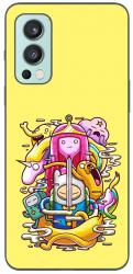 Husa compatibila cu OnePlus Nord 2 Silicon Gel Tpu Model Adventure Time Poster