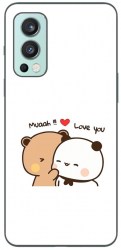 Husa compatibila cu OnePlus Nord 2 Silicon Gel Tpu Model Bubu Dudu Muaah Love You 