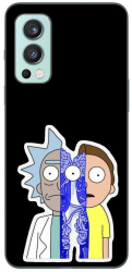 Husa compatibila cu OnePlus Nord 2 Silicon Gel Tpu Model Rick And Morty Connected 