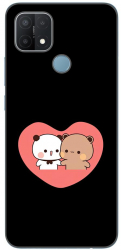 Husa compatibila cu Oppo A15 si A15s Silicon Gel Tpu Model Bubu Dudu In Heart 
