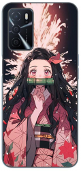 Husa compatibila cu Oppo A16 Silicon Gel Tpu Model Demon Slayer Nezuko 