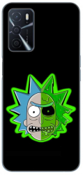 Husa compatibila cu Oppo A16 Silicon Gel Tpu Model Rick And Morty Alien 