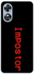 Husa compatibila cu Oppo A17 Silicon Gel Tpu Model Among Us Impostor 