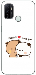 Husa compatibila cu Oppo A53 Silicon Gel Tpu Model Bubu Dudu Muaah Love You 