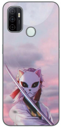 Husa compatibila cu Oppo A53 Silicon Gel Tpu Model Demon Slayer Sabito 