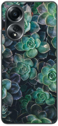 Husa compatibila cu Oppo A58 4G Silicon Gel Tpu Model Flori de Stanca 