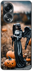 Husa compatibila cu Oppo A58 4G Silicon Gel Tpu Model Halloween Dovleacul Ingerului 
