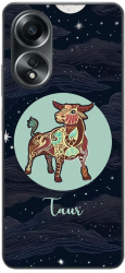 Husa compatibila cu Oppo A58 4G Silicon Gel Tpu Model Horoscop Taur 