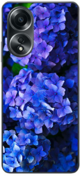 Husa compatibila cu Oppo A58 4G Silicon Gel Tpu Model Hortensii 