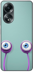 Husa compatibila cu Oppo A58 4G Silicon Gel Tpu Model Snail Eyes
